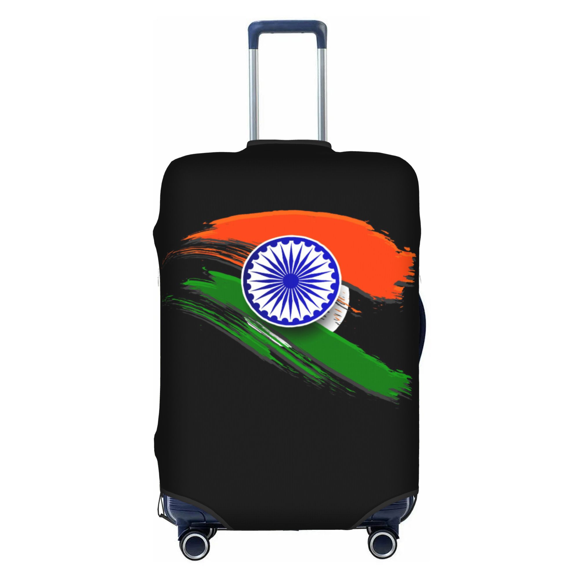 Travel Accessories India - Hindistan Bayrağı Bavul Kılıfı Elastik Hindistan