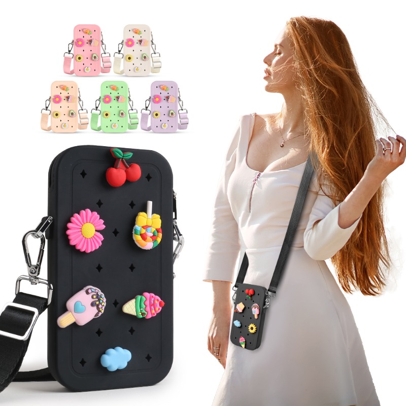 Travel Accessories Organizer Bag - Çok İşlevli Taşınabilir Silikon Crossbody Çanta