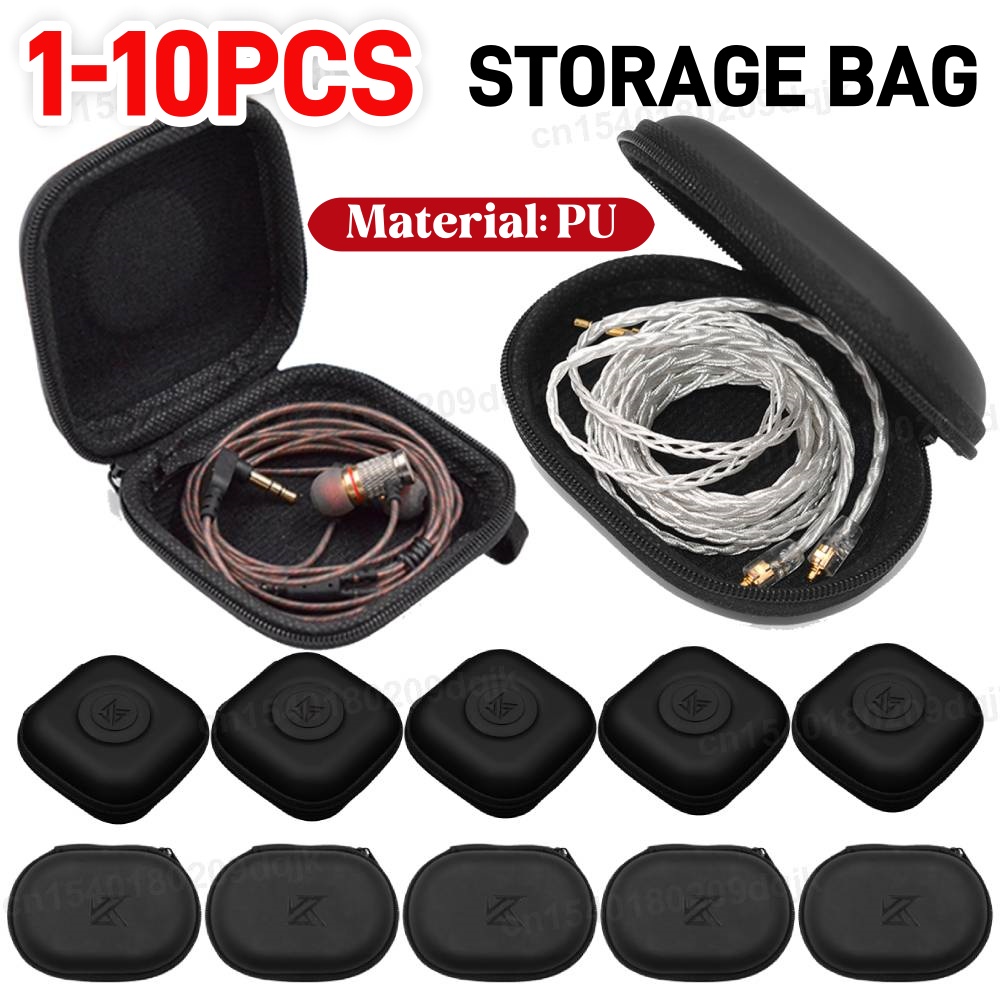 Travel Accessories Organizer Bag - 1-10 adet KZ kulaklık kutusu PU