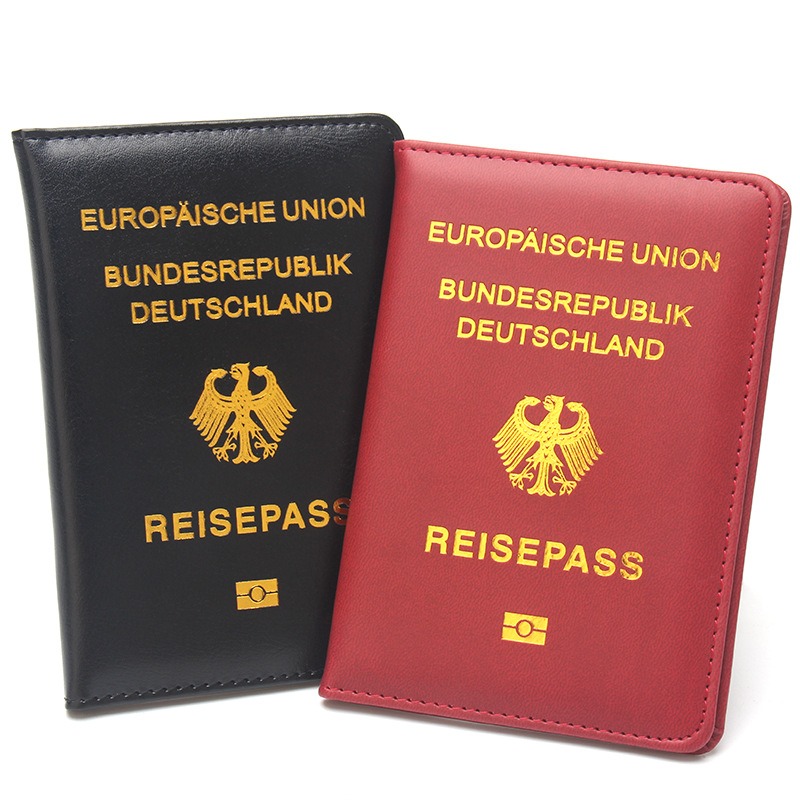 Travel Accessories Wallet - Almanya Pasaport Kapağı Kadın Pembe Alman