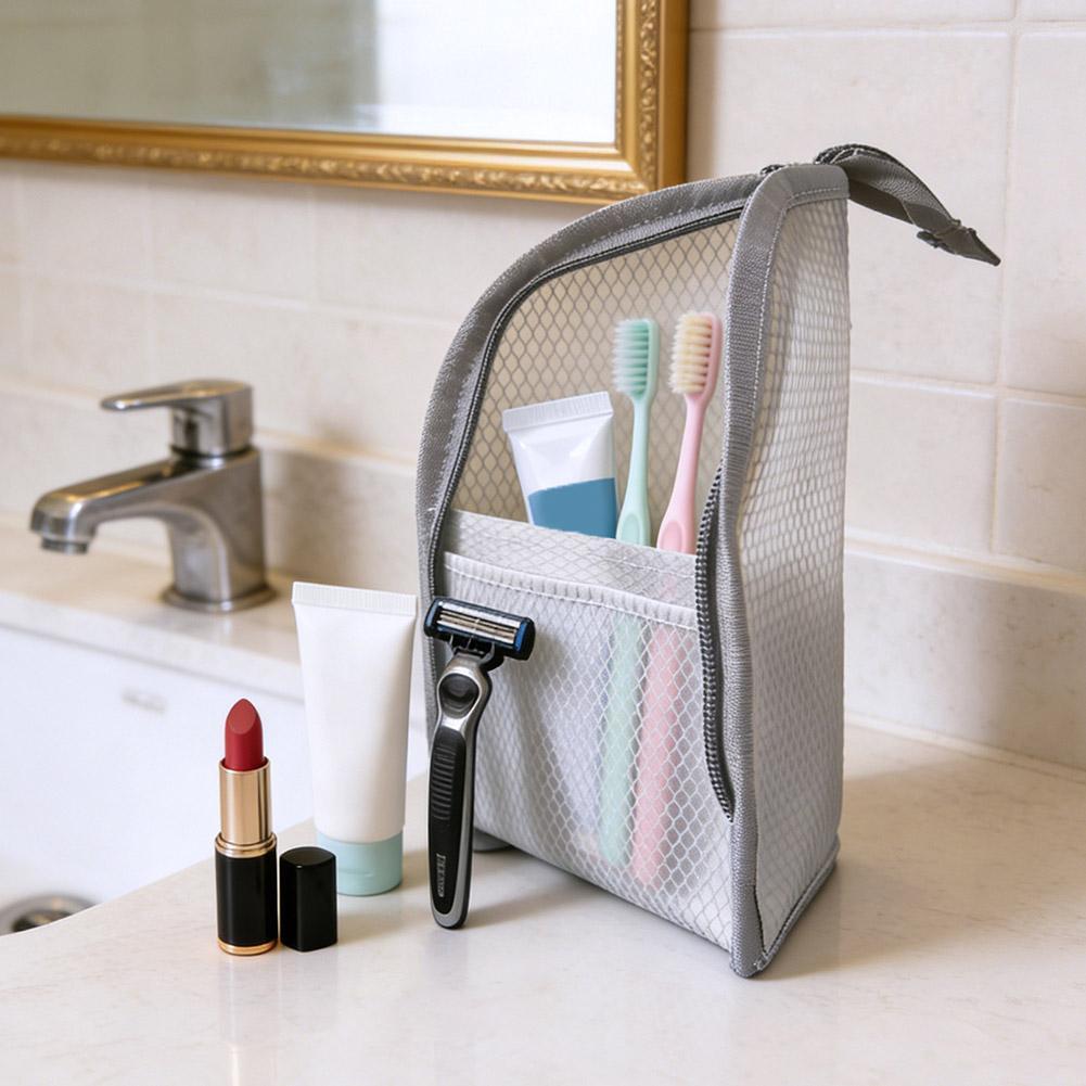 Travel Accessories Organizer Bag - Örgü Seyahat Tuvalet Çantası Taşınabilir Diş