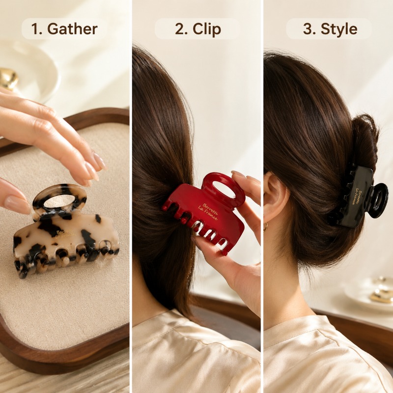 Fransız Orta Boy Saç Tokası Gü - Travel Accessories Aesthetic incelemesi ve fiyatı