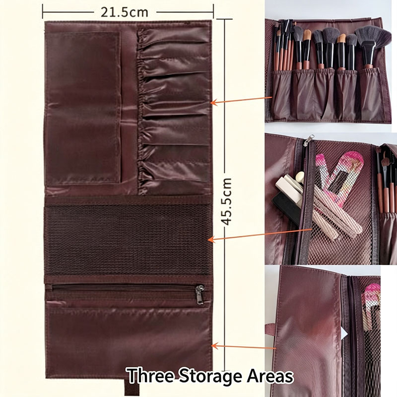 PU Deri Makyaj Fırçası Çantası - Travel Accessories Organizer Bag incelemesi ve fiyatı