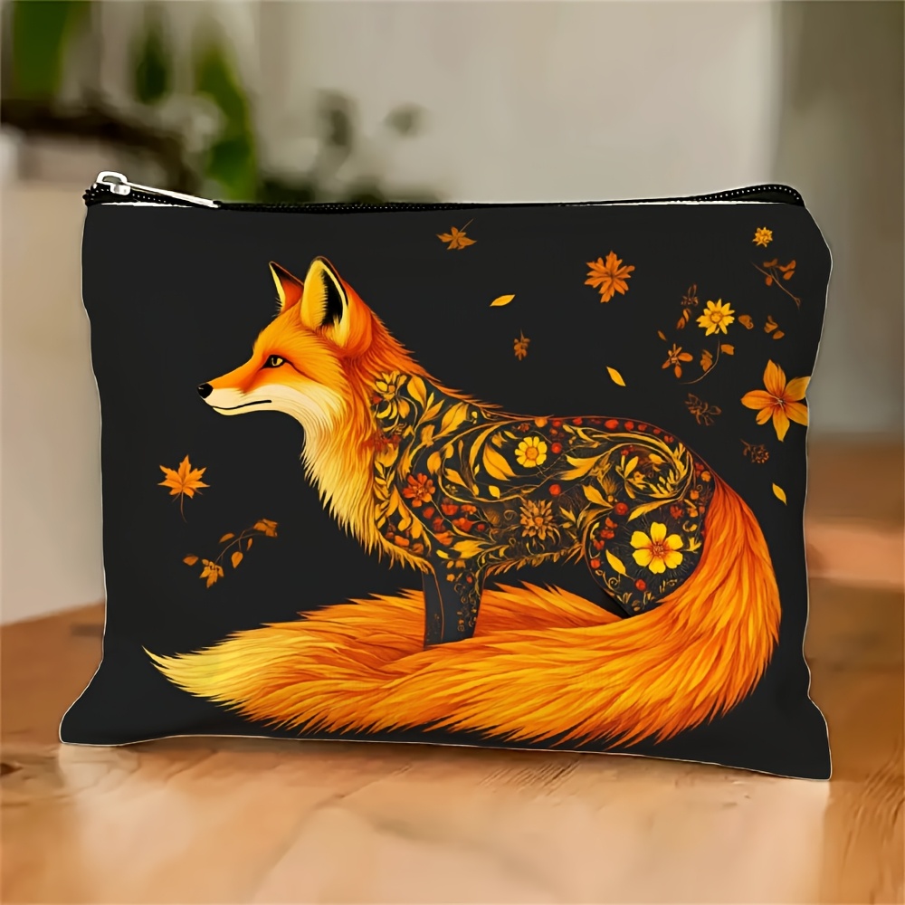 Tilki ve Çiçek Desenli Makyaj  - Travel Accessories Jewelry incelemesi ve fiyatı