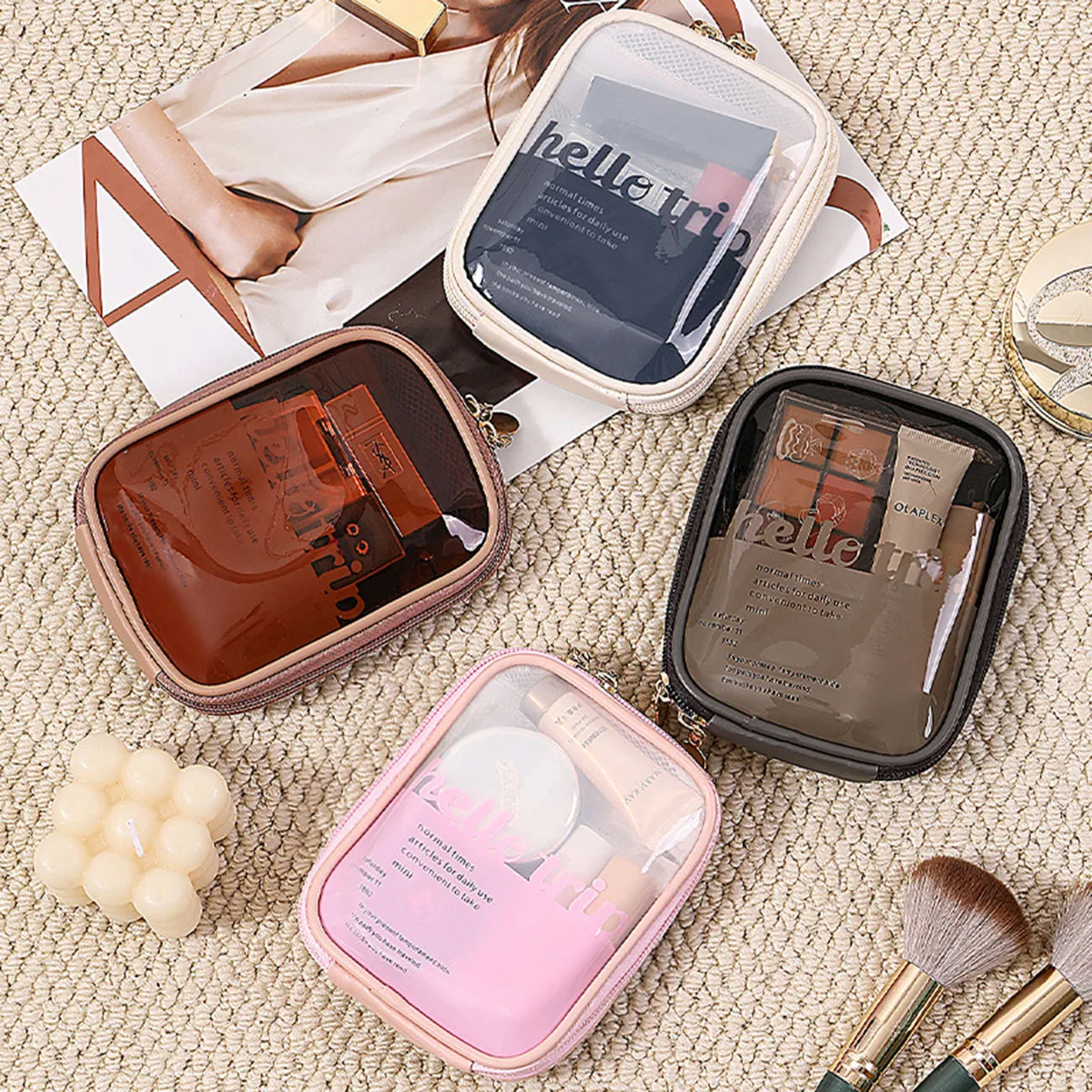 Şeffaf Taşınabilir Kozmetik Ça - Travel Accessories Organizer Bag incelemesi ve fiyatı